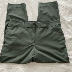 H&M Dress Pants Green Size 14 Elastic Waistband